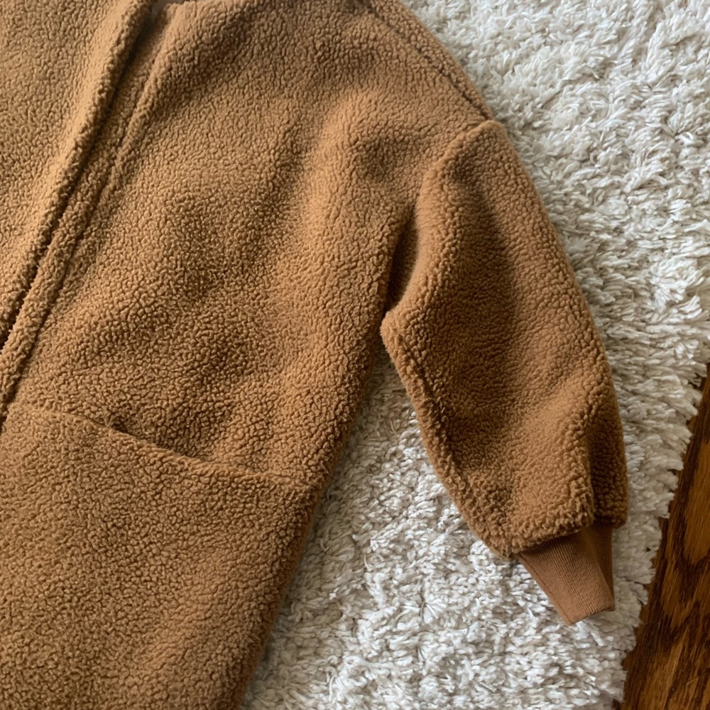 Madewell Bonded Sherpa Cocoon Coat - Picture 7 of 15